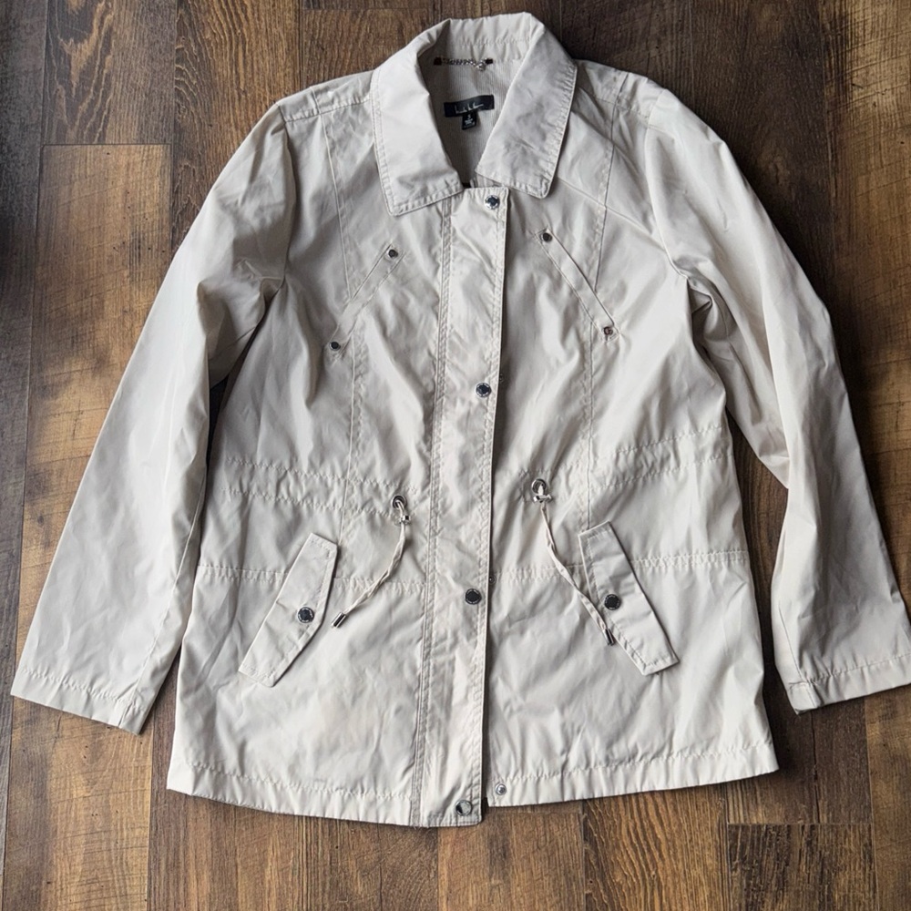 Nicole Miller Beige Utility Jacket